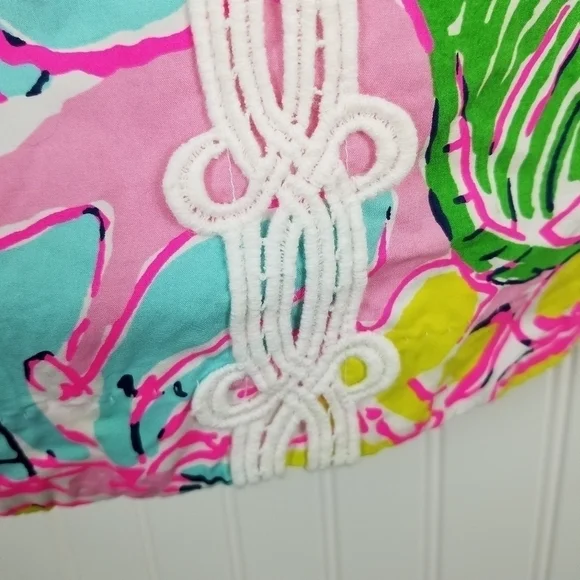 Lilly Pulitzer Target 20th Anniversary Nosey Posie Sleeveless Dress Lace Size 2 - Picture 14 of 16